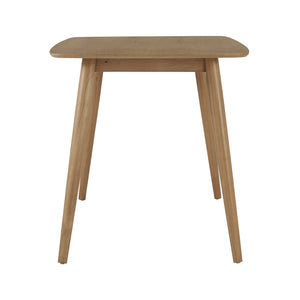 Arne Rubberwood Counter Table Mid-century Tapered Legs Natural Veneer