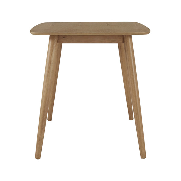Arne Rubberwood Counter Table Mid-century Tapered Legs Natural Veneer