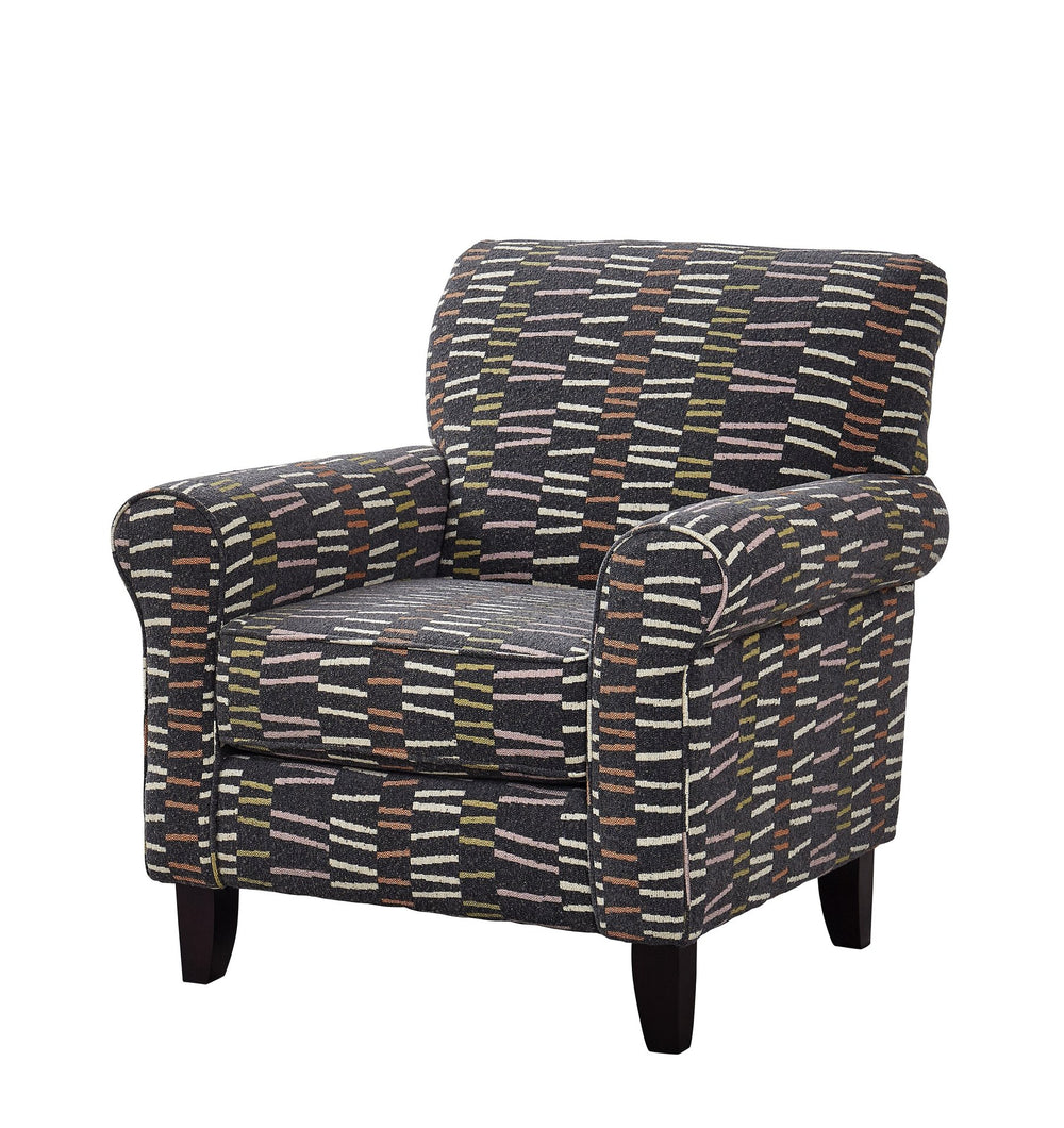Fusion Chandler Avently Retro Accent Chair In Multi – Stylish Comfort, Durable Design For Any Room Decor Multi Ws ,99% Polypropylene,1% Polyester 512 Avently Retro Accent Chair