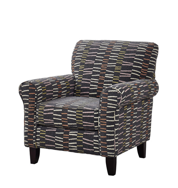 Fusion Chandler Avently Retro Accent Chair In Multi – Stylish Comfort, Durable Design For Any Room Decor Multi Ws ,99% Polypropylene,1% Polyester 512 Avently Retro Accent Chair