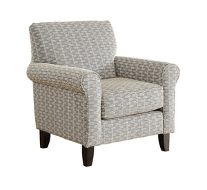 Fusion Outlier Mushroom Fonzo Marble Accent Chair - Unique Design With Fun Pattern And Durable Fabric Taupe W ,100% Polyester 512 Drayton Taupe Accent Chair