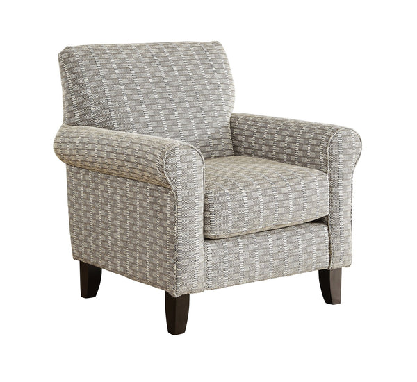 Fusion Outlier Mushroom Fonzo Marble Accent Chair - Unique Design With Fun Pattern And Durable Fabric Taupe W ,100% Polyester 512 Drayton Taupe Accent Chair