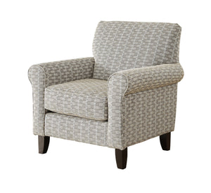 Fusion Outlier Mushroom Fonzo Marble Accent Chair - Unique Design With Fun Pattern And Durable Fabric Taupe W ,100% Polyester 512 Drayton Taupe Accent Chair