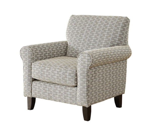 Fusion Outlier Mushroom Fonzo Marble Accent Chair - Unique Design With Fun Pattern And Durable Fabric Taupe W ,100% Polyester 512 Drayton Taupe Accent Chair