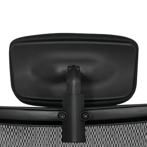 OSP Home Furnishings Optional Mesh Headrest for Space Seating 818 Series with Ergonomic Ratchet Adjustment HRM818