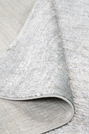 HomeRoots 4' Blue and Gray Abstract Area Rug - Modern Design for Contemporary Spaces, Durable and Stylish Accent 10' X 13' 513051