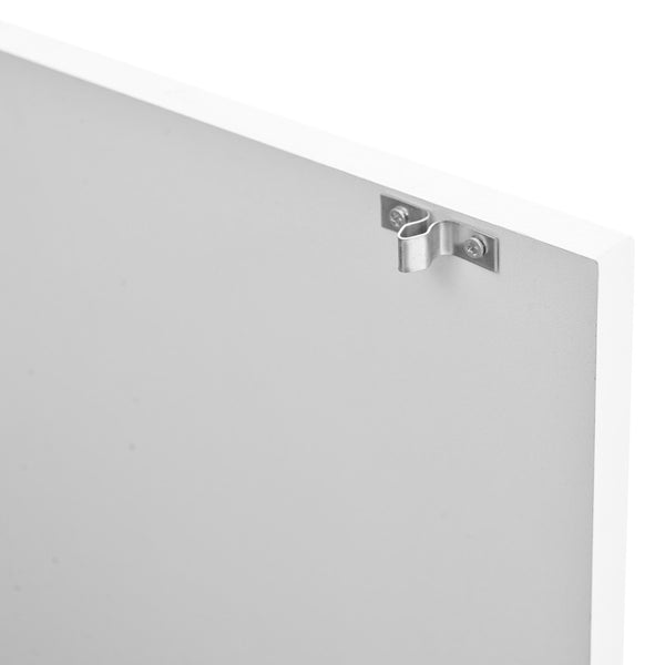 English Elm On-Trend Farmhouse 4-In-1 Hall Tree With Movable Bench, 7 Hooks, Shoe Storage & Barn Doors, White N721P205788K-GIGA