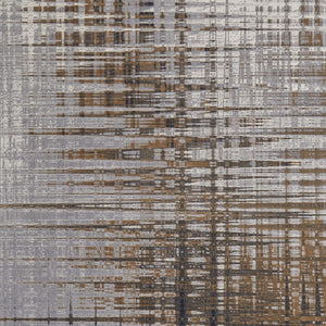 HomeRoots 4' Modern Abstract Area Rug in Blue, Orange & Gray - Soft, Durable, Stylish Home Decor Accent 8' X 10' 513195