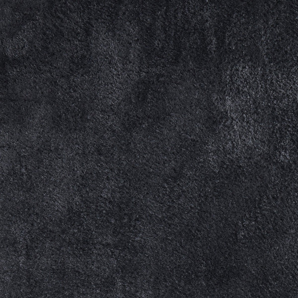 Homeroots 4' X 6' Black Shag Power Loom Area Rug Black Polypropylene,Polyester 513420