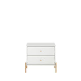 Jasper Nightstand in White Gloss 51351 Manhattan Comfort