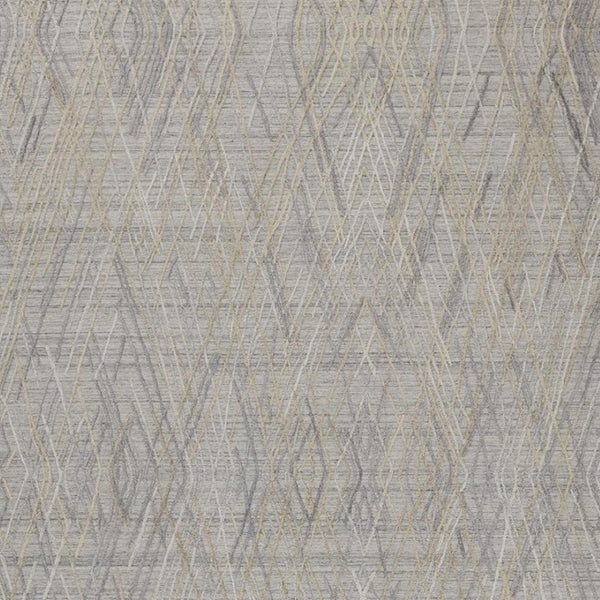 HomeRoots 4' Elevate Your Space with a Hand-Woven Gray and Ivory Abstract Area Rug for Modern Decor Comfort 2' X 3' 513543