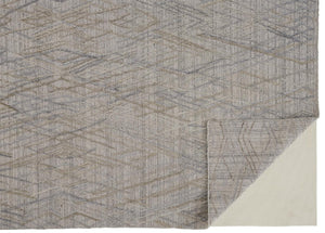 HomeRoots 4' Elevate Your Space with a Hand-Woven Gray and Ivory Abstract Area Rug for Modern Decor Comfort 12' X 15' 513551