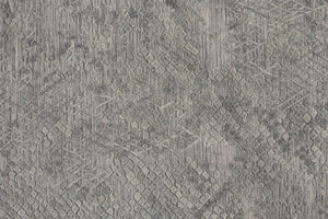 HomeRoots 5' Gray Abstract Hand-Woven Area Rug - Unique Artisan Craftsmanship for Modern Décor and Comfort 12' X 15' 513569