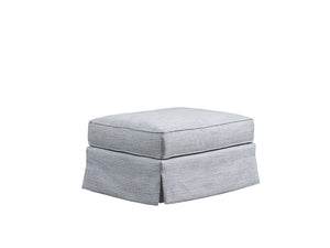 Lexington Barclay Butera Beach Club Ottoman - Elegant Upholstered Seating With Ultra Down Cushion, Tailored For Style And Comfort   5135-44-40