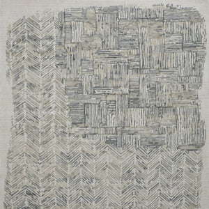 HomeRoots 4' Hand-Woven Blue and Ivory Abstract Area Rug for Modern Coastal Living - Unique Artisan Design 10' X 14' 513602