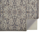 Homeroots 4' X 6' Ivory And Gray Wool Floral Tufted Handmade Stain Resistant Area Rug Ivory,Gray Wool 513655