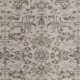 Homeroots 8' X 10' Ivory And Gray Wool Floral Tufted Handmade Stain Resistant Area Rug Ivory,Gray Wool 513657