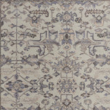 Homeroots 10' X 14' Ivory And Gray Wool Floral Tufted Handmade Stain Resistant Area Rug Ivory,Gray Wool 513659