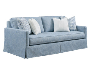 Lexington Barclay Butera Sandpiper Sofa - Luxurious Upholstered Seating With Down Cushions For Elegant Home Aesthetics   5136-33-40