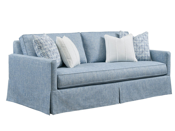 Lexington Barclay Butera Sandpiper Sofa - Luxurious Upholstered Seating With Down Cushions For Elegant Home Aesthetics   5136-33-40