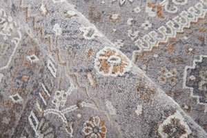 Floral Area Rug Power Loomed Stain Resistant Polyester Blend for Living or Dining Room Accent
