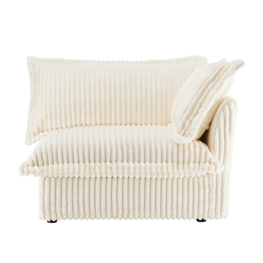 English Elm Koala Corduroy Sectional Sofa Deep Seat High Back Right Facing Living Room Piece W3041P240121