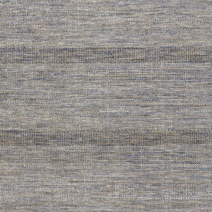 HomeRoots 5' Luxurious Hand-Knotted Wool Shag Area Rug in Silver and Brown – Perfect for Cozy Living Spaces 5' X 8' 513876