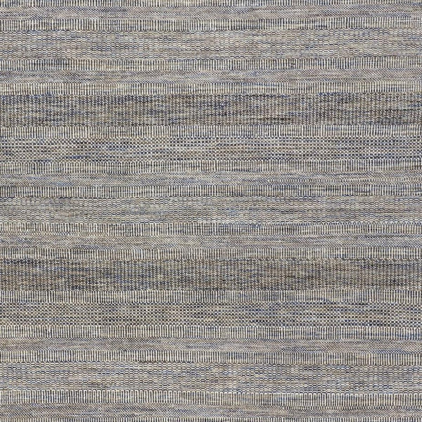 HomeRoots 5' Luxurious Hand-Knotted Wool Shag Area Rug in Silver and Brown – Perfect for Cozy Living Spaces 5' X 8' 513876