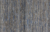 Homeroots 10' X 13' Gray Wool Striped Hand Knotted Area Rug Gray Wool 513879