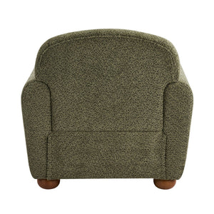 English Elm Rapallo Upholstered Accent Chair Plush Seat Modern Frame for Living Room or Entryway Olive Green N776P381488G