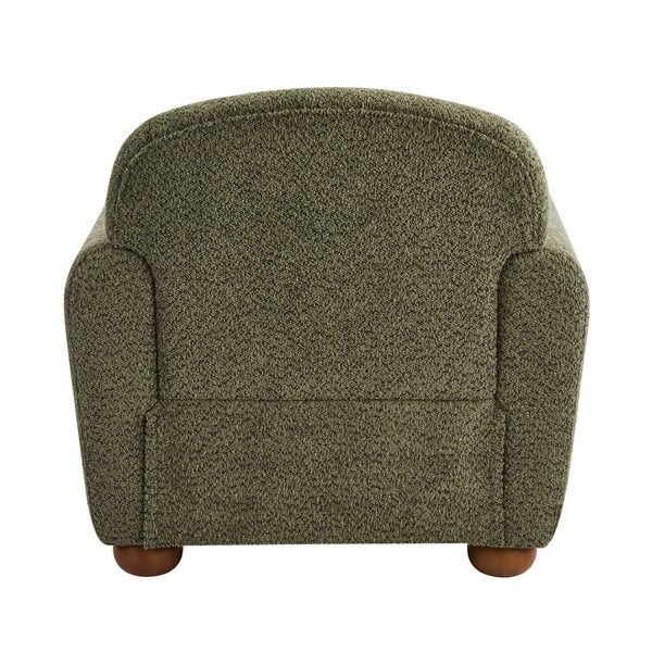 English Elm Rapallo Upholstered Accent Chair Plush Seat Modern Frame for Living Room or Entryway Olive Green N776P381488G