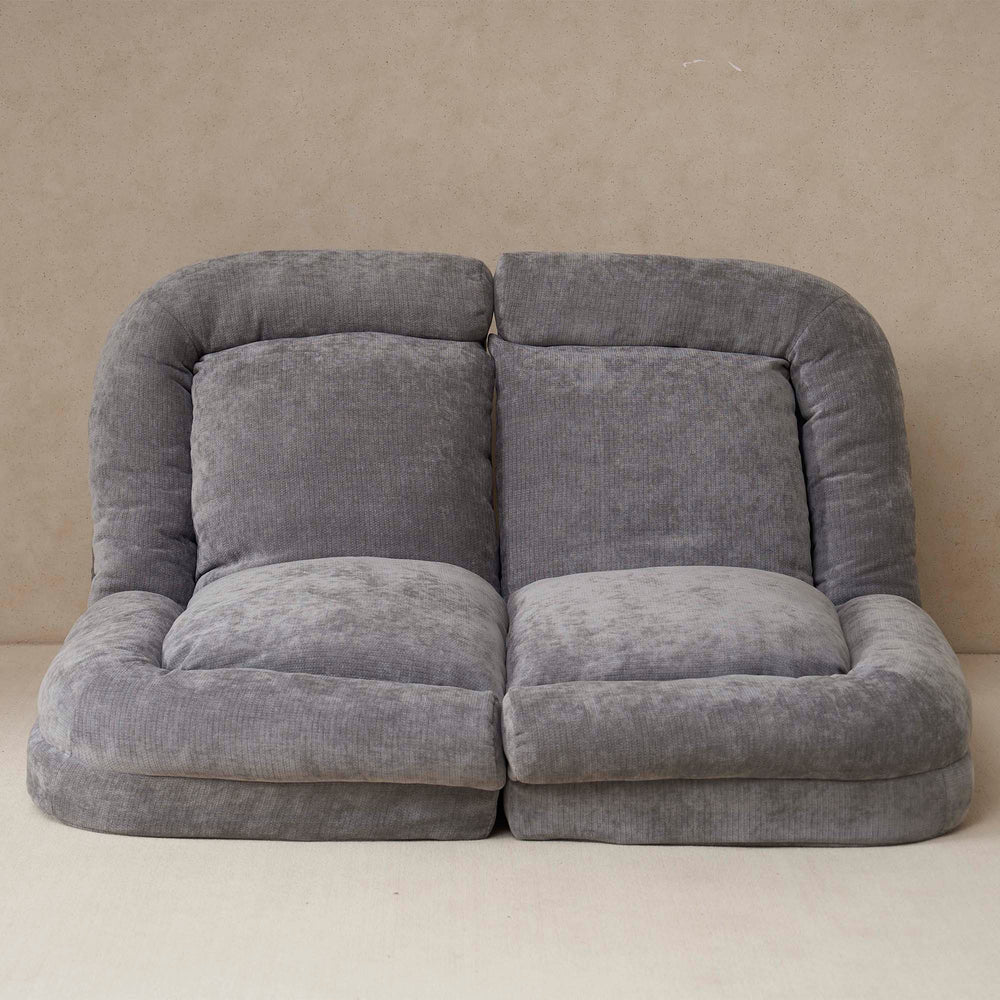 English Elm Convertible Gray Fold-Out Single Sofa Bed – Compact Comfort For Small Spaces & Versatile Use W244P289256