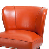 Madison Park Hilton Modern/Contemporary Armless Accent Chair FPF18-0040 Orange