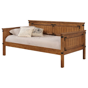 English Elm Kelvin Mission Style Twin Daybed with Trundle Rubberwood Frame Guest Room Sleeper B062S01798