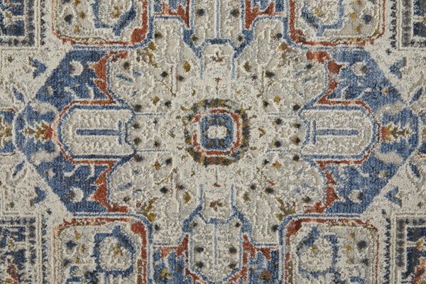 HomeRoots 12' Elegant Ivory and Charcoal Oriental Area Rug with Fringed Tassels for Timeless Décor 12' X 15' 514004
