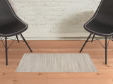 Homeroots 2' X 3' Ivory Wool Hand Woven Stain Resistant Area Rug Ivory Wool 514043