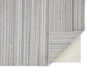 Homeroots 5' X 8' Gray And Taupe Wool Hand Woven Stain Resistant Area Rug Gray,Taupe Wool 514045