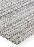 Homeroots 8' X 10' Gray And Taupe Wool Hand Woven Stain Resistant Area Rug Gray,Taupe Wool 514046