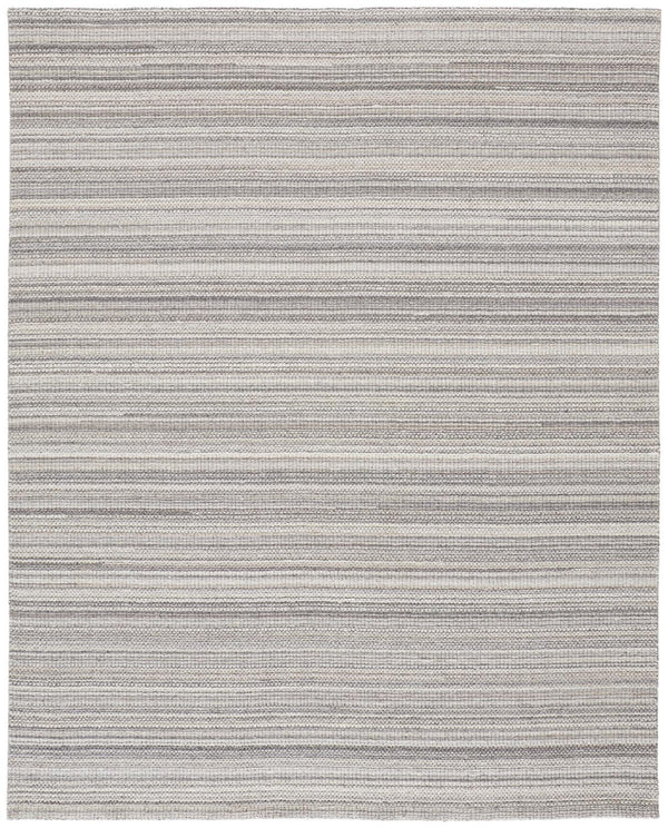 Homeroots 10' X 14' Gray And Taupe Wool Hand Woven Stain Resistant Area Rug Gray,Taupe Wool 514048