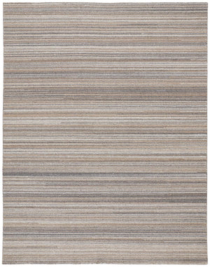 Homeroots 8' X 10' Brown And Taupe Wool Hand Woven Stain Resistant Area Rug Brown,Taupe Wool 514052