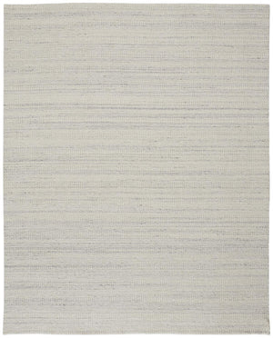 Homeroots 5' X 8' Ivory And Gray Wool Hand Woven Stain Resistant Area Rug Ivory,Gray Wool 514057
