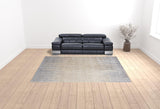 Homeroots 10' X 13' Tan Brown And Blue Abstract Power Loom Distressed Area Rug  Polyester 514188