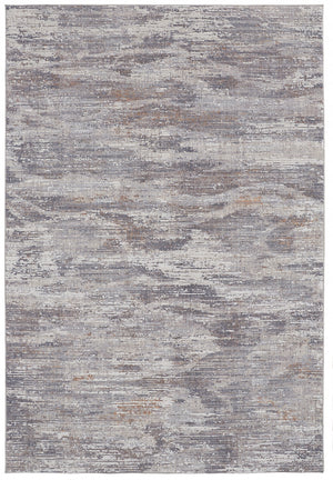Homeroots 4' X 6' Taupe Tan And Orange Abstract Power Loom Distressed Stain Resistant Area Rug Taupe,Tan,Orange Polyester 514214