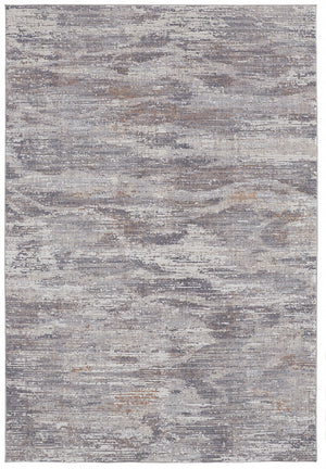 Homeroots 8' X 10' Taupe Tan And Orange Abstract Power Loom Distressed Area Rug Taupe,Tan,Orange Polyester 514216