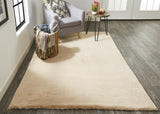 Homeroots 5' X 7' Tan Shag Area Rug Tan Polyester 514251