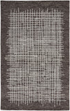 Homeroots 4' X 6' Brown And Ivory Wool Plaid Tufted Handmade Stain Resistant Area Rug Brown,Ivory Wool 514323