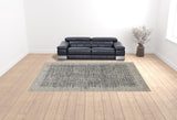 Homeroots 10' X 14' Gray Black And Tan Wool Plaid Tufted Handmade Stain Resistant Area Rug Gray,Black,Tan Wool 514341