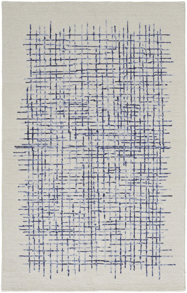 Homeroots 4' Invigorating Tan And Brown Wool Plaid Handmade Area Rug - Stain Resistant For Stylish Living Spaces 12' X 15' Wool 514356