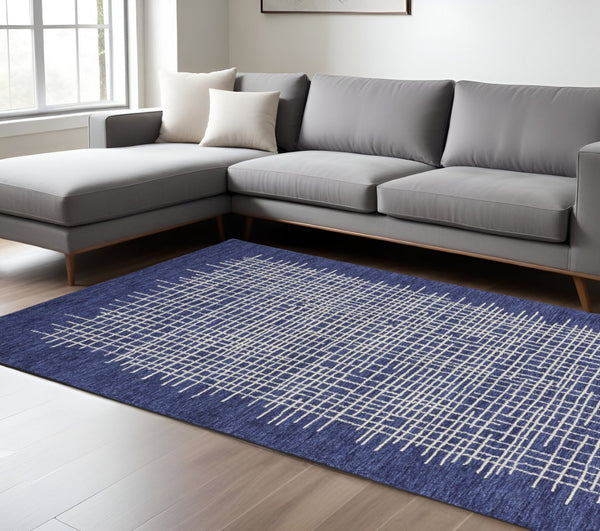 HomeRoots 4' Handmade Tufted Wool Area Rug in Tan and Brown Plaid – Stain-Resistant for Homes with Kids & Pets 12' X 15' 514363