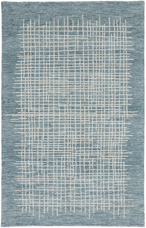HomeRoots 4' Handmade Tufted Wool Area Rug in Tan and Brown Plaid – Stain-Resistant for Homes with Kids & Pets 4' X 6' 514365